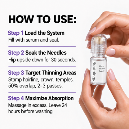 Microneedle Infusion System for Hair Growth