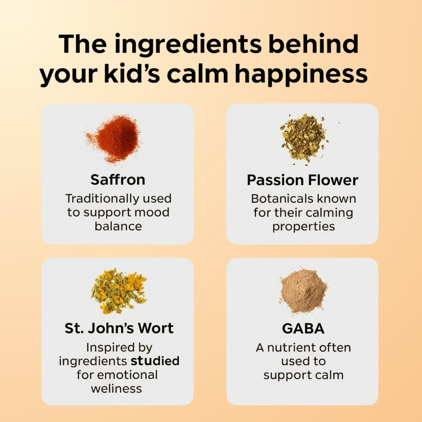 Saffron Gummies for Calmer, More Focused Kids